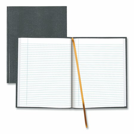 BLUELINE Executive Notebook w/Bookmark, 1 Subject, Medium/College Rule, Cool Gray Cover, 75 10.75x8.5 Sheet A10.97